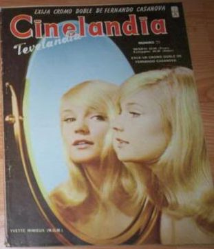 CINELANDIA (Mx) magazine side cover Issue 75  1961