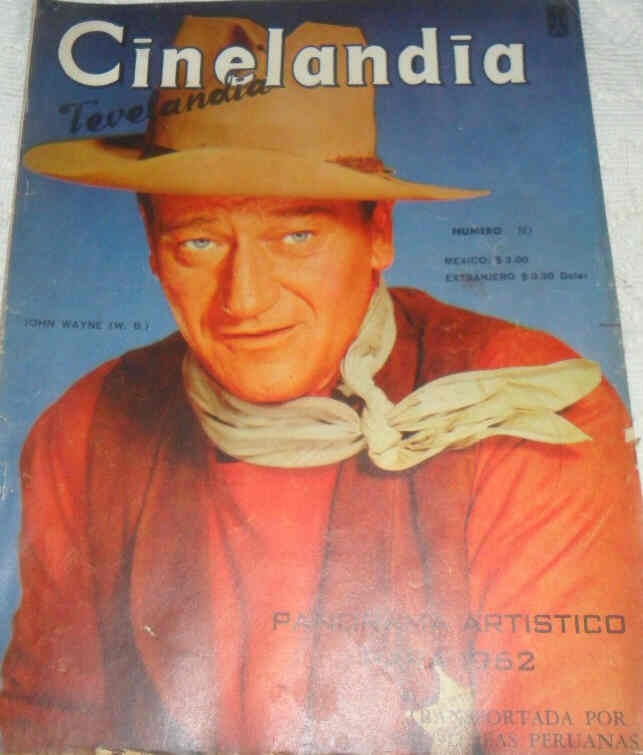 CINELANDIA (Mx) magazine side cover Issue 80  1962