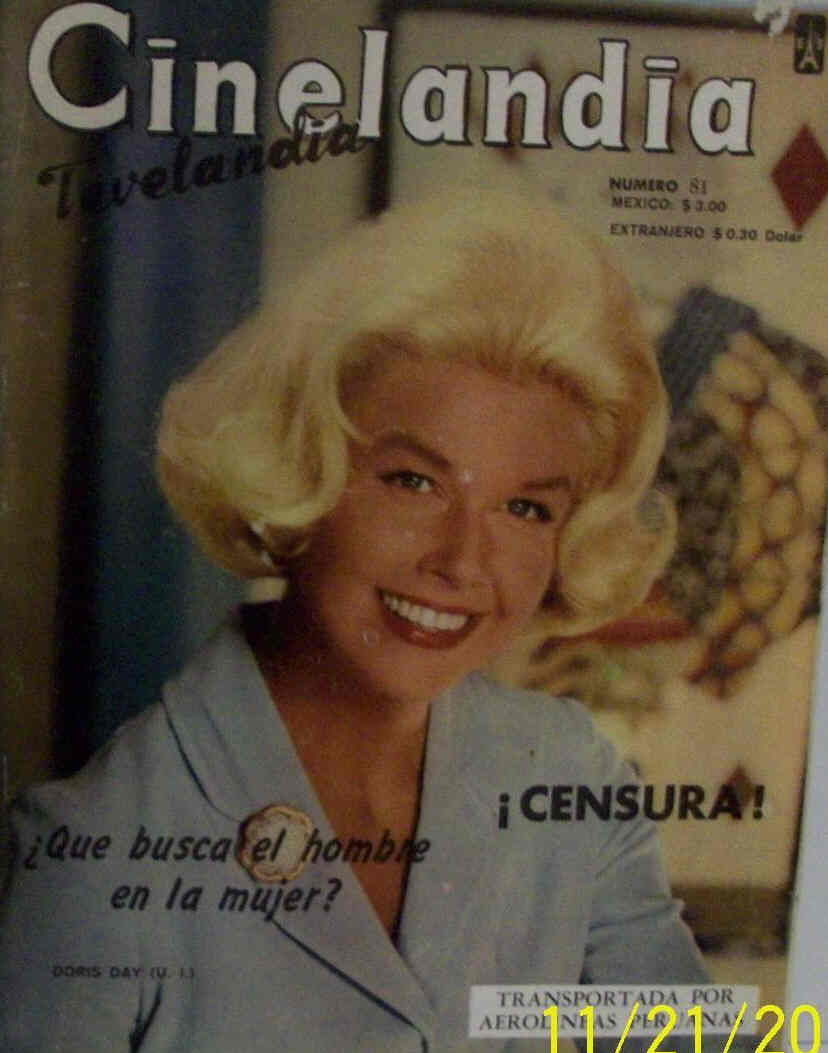 CINELANDIA (Mx) magazine side cover Issue 81  1962