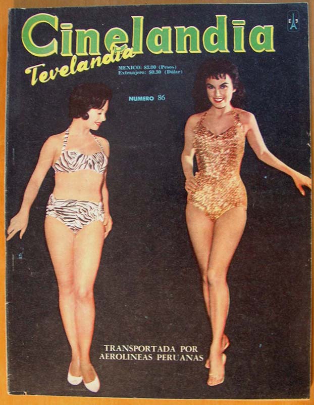 CINELANDIA (Mx) magazine side cover Issue 86  1962