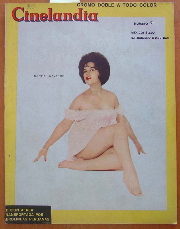 CINELANDIA (Mx) magazine side cover Issue 91  1962
