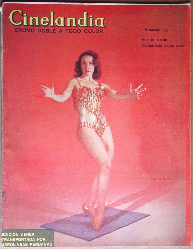 CINELANDIA (Mx) magazine side cover Issue 98 31 October 1962