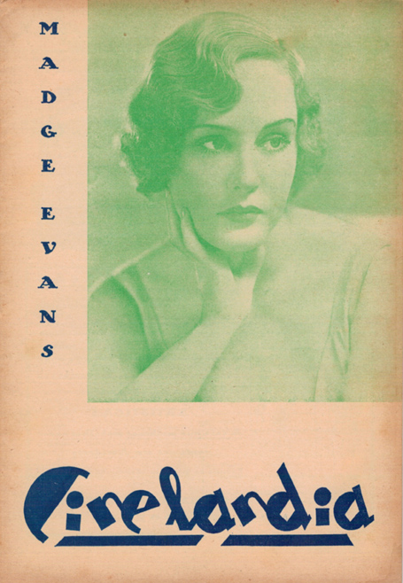 CINELANDIA (Pt 1933) magazine side cover Issue 5 June 1933