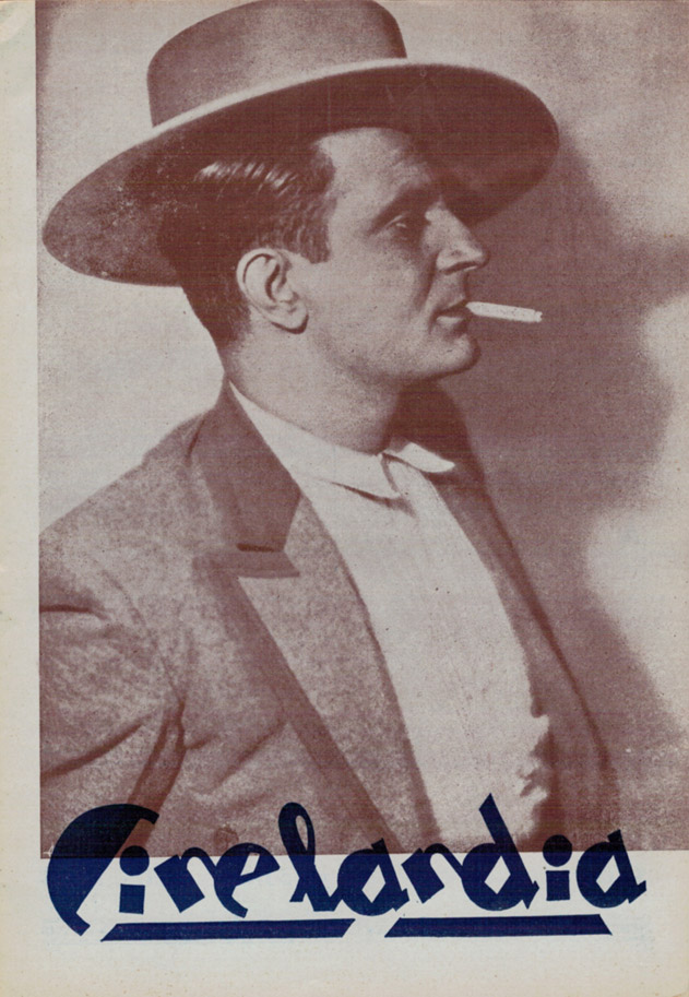 CINELANDIA (Pt 1933) magazine side cover Issue 7 November 1933