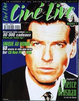 CINE LIVE magazine side cover Issue 1 April 1997