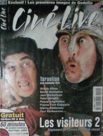 CINE LIVE magazine side cover Issue 10 February 1998