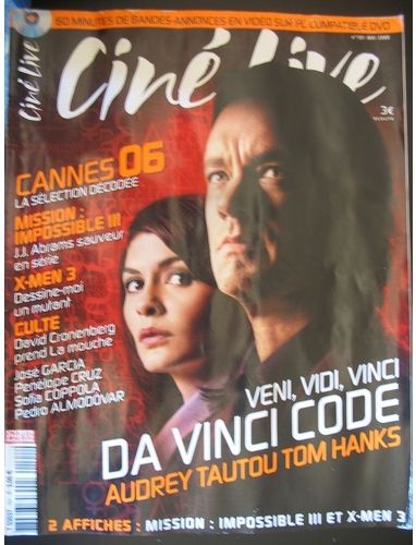 CINE LIVE magazine side cover Issue 101 May 2006