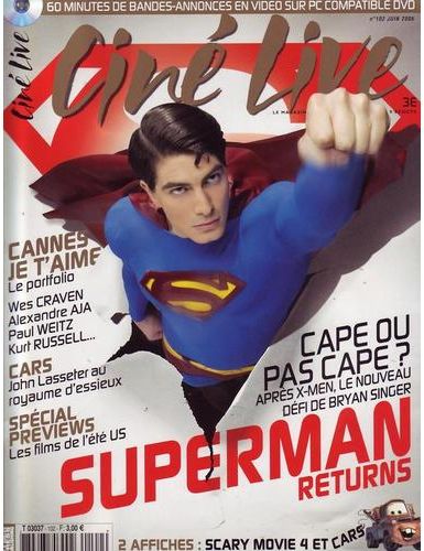 CINE LIVE magazine side cover Issue 102 June 2006