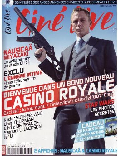CINE LIVE magazine side cover Issue 104 September 2006