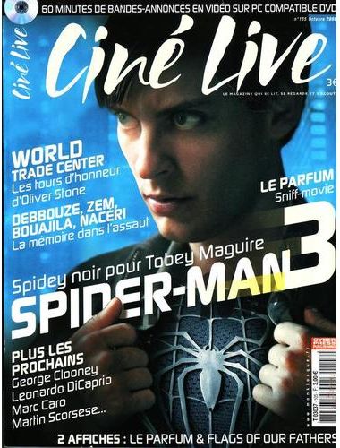 CINE LIVE magazine side cover Issue 105 October 2006