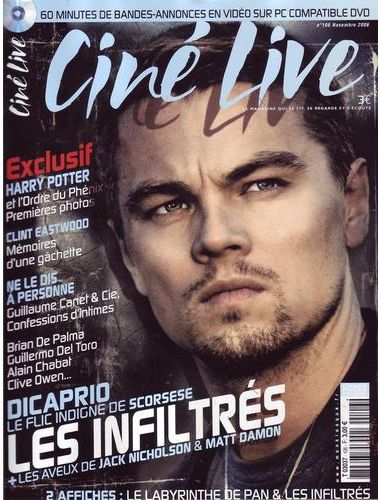 CINE LIVE magazine side cover Issue 106 November 2006