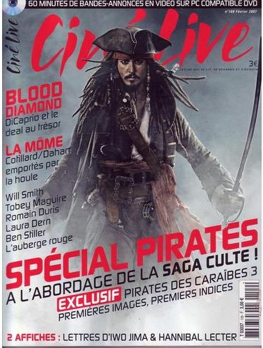 CINE LIVE magazine side cover Issue 109 February 2007
