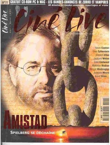CINE LIVE magazine side cover Issue 11 March 1998