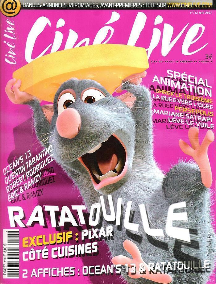 CINE LIVE magazine side cover Issue 113 June 2007