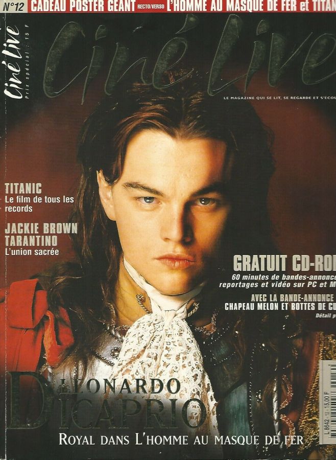 CINE LIVE magazine side cover Issue 12 April 1998