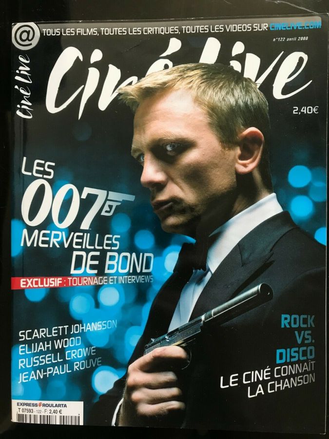 CINE LIVE magazine side cover Issue 122 April 2008