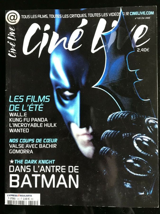 CINE LIVE magazine side cover Issue 125 July/August 2008