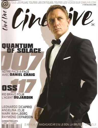 CINE LIVE magazine side cover Issue 128 November 2008