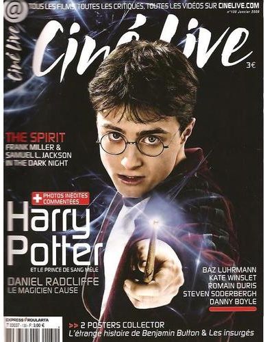 CINE LIVE magazine side cover Issue 130 January 2009
