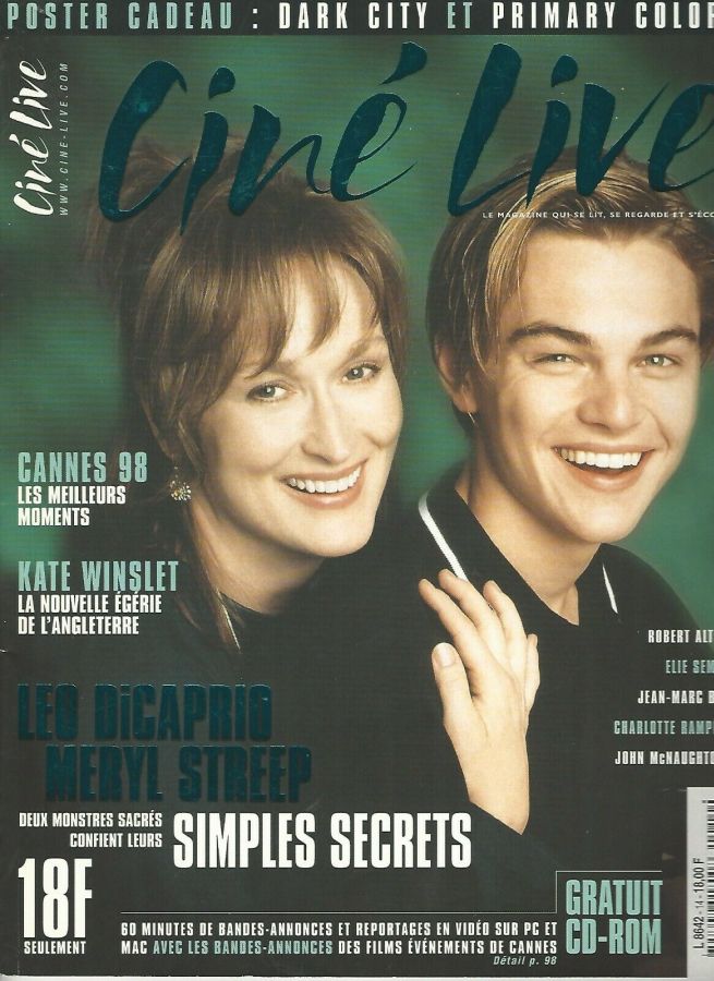 CINE LIVE magazine side cover Issue 14 June 1998