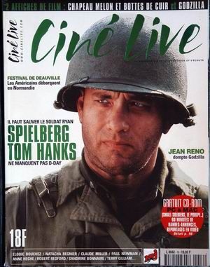 CINE LIVE magazine side cover Issue 16 September 1998