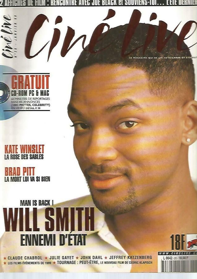 CINE LIVE magazine side cover Issue 20 January 1999