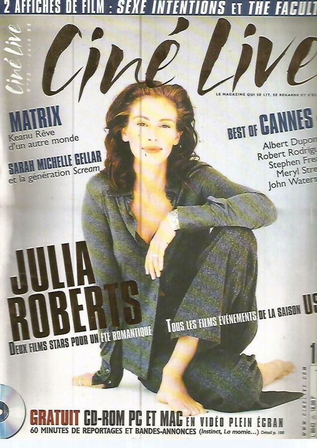 CINE LIVE magazine side cover Issue 25 June 1999