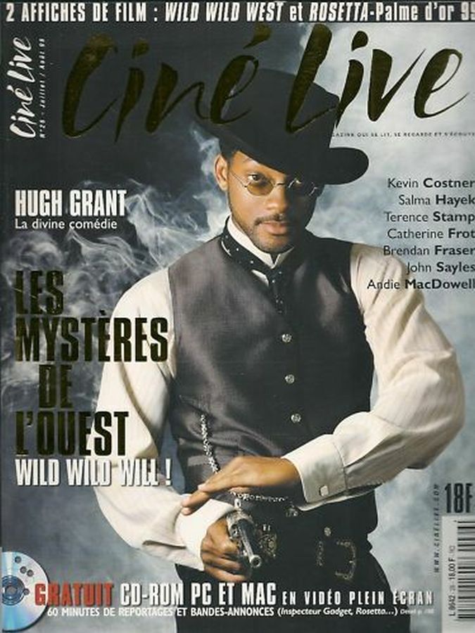 CINE LIVE magazine side cover Issue 26 July/August 1999