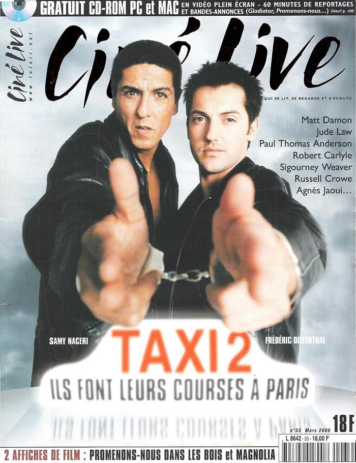 CINE LIVE magazine side cover Issue 33 March 2000