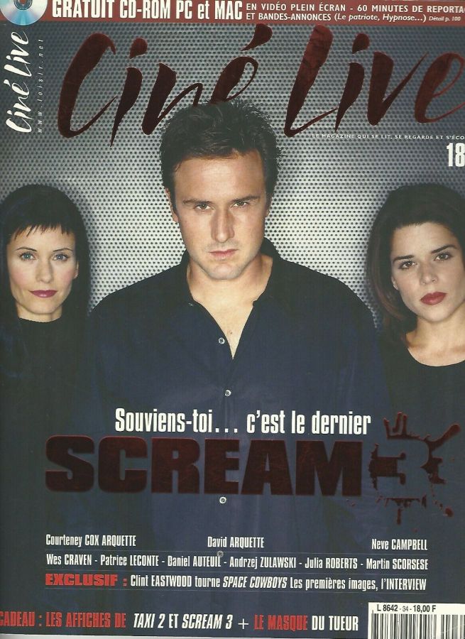CINE LIVE magazine side cover Issue 34 April 2000