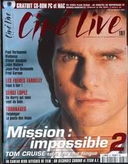 CINE LIVE magazine side cover Issue 37 July/August 2000