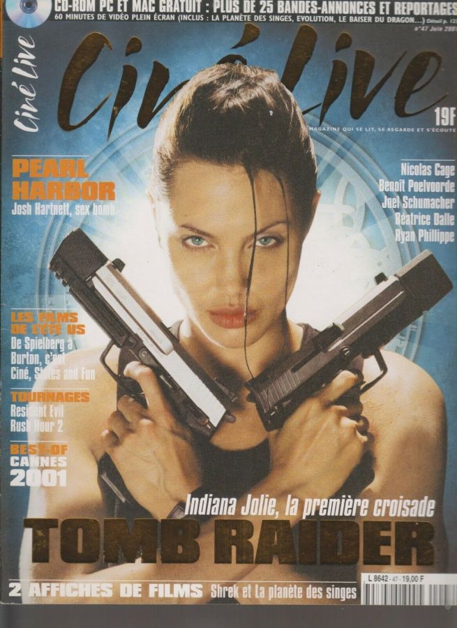 CINE LIVE magazine side cover Issue 47 June 2001