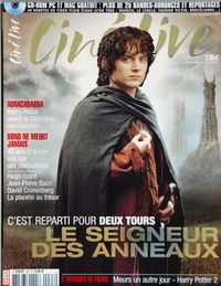 CINE LIVE magazine side cover Issue 63 December 2002