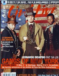 CINE LIVE magazine side cover Issue 64 January 2003