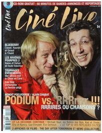 CINE LIVE magazine side cover Issue 76 February 2004