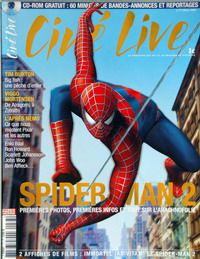 CINE LIVE magazine side cover Issue 77 March 2004