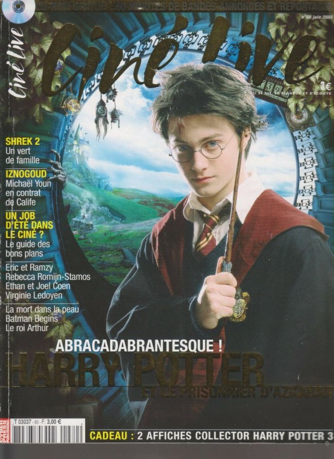 CINE LIVE magazine side cover Issue 80 June 2004