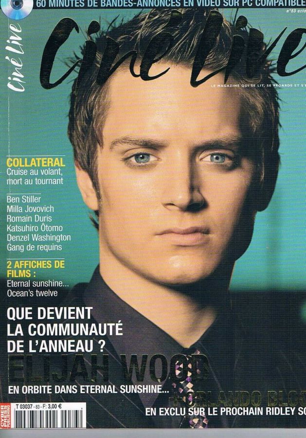 CINE LIVE magazine side cover Issue 83 October 2004