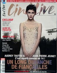 CINE LIVE magazine side cover Issue 84 November 2004