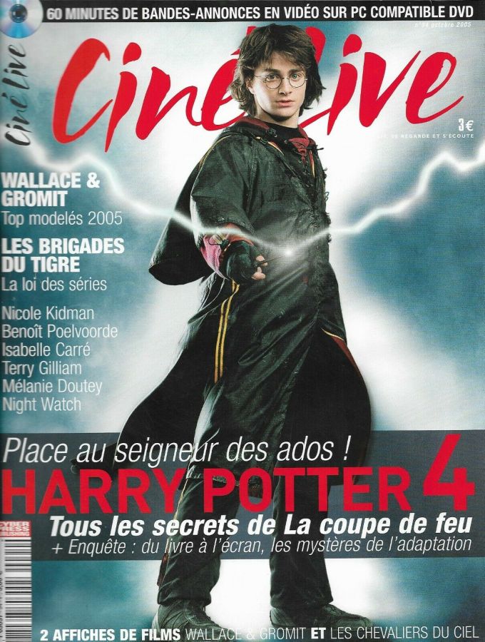 CINE LIVE magazine side cover Issue 94 October 2005