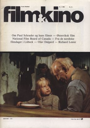 CINEMA (No) magazine side cover Issue 1  1981