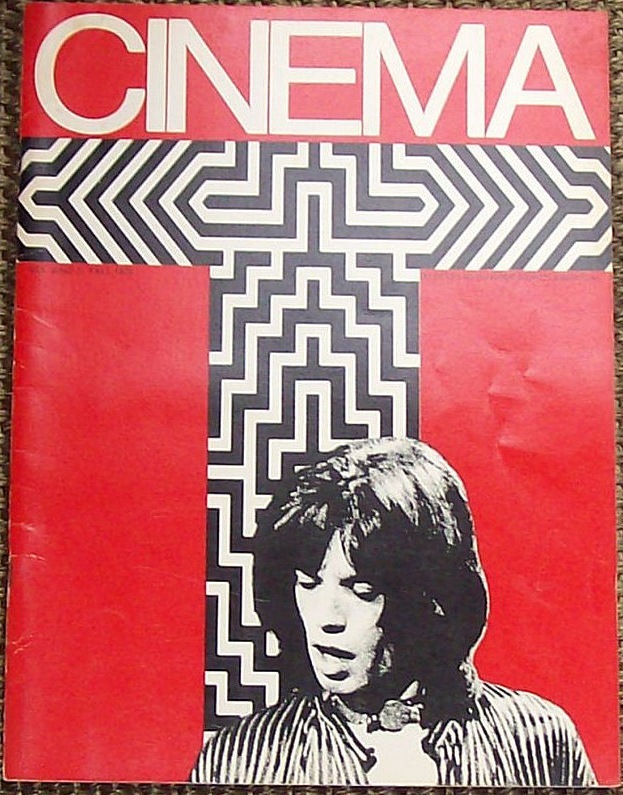 CINEMA (Ca) magazine side cover  vol 6 # 2  1970