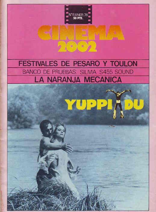 CINEMA 2002 magazine side cover Issue 11 January 1976