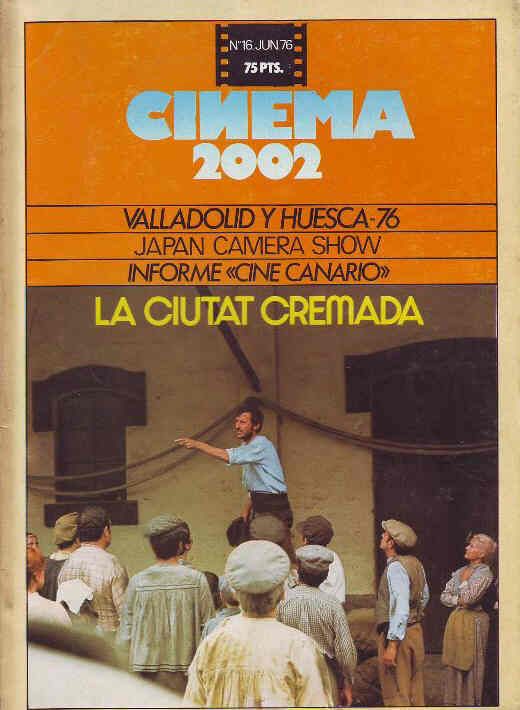 CINEMA 2002 magazine side cover Issue 16 June 1976