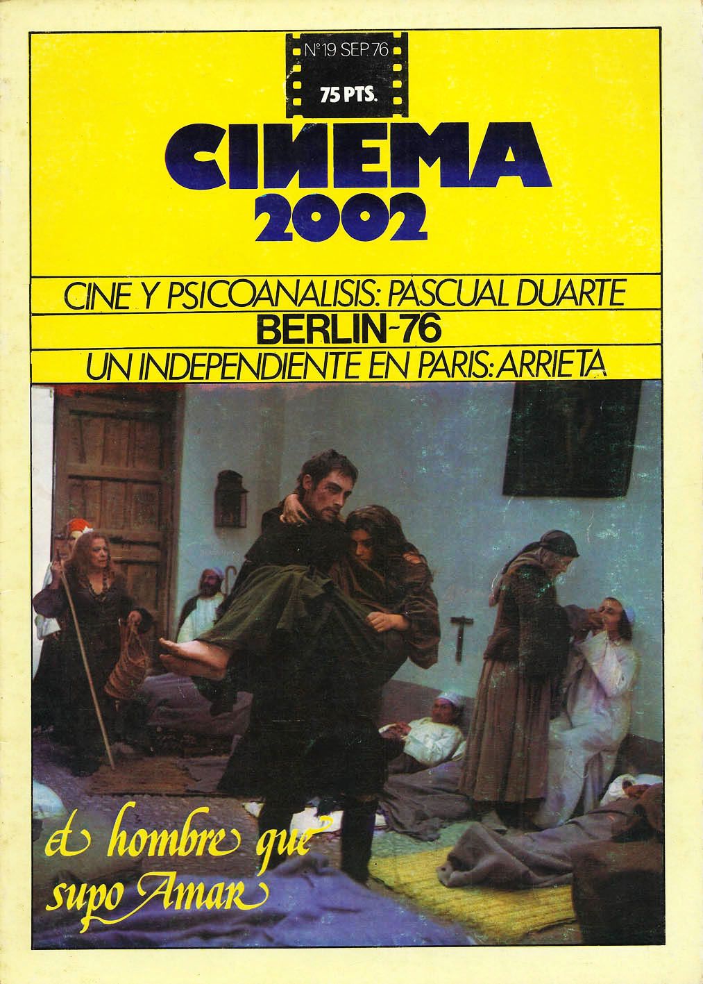 CINEMA 2002 magazine side cover Issue 19 September 1976