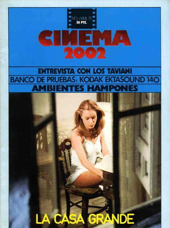 CINEMA 2002 magazine side cover Issue 2 April 1975
