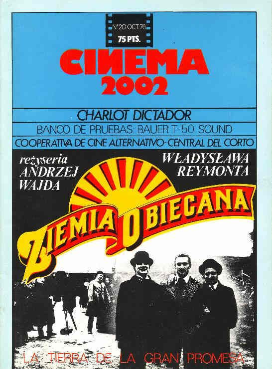 CINEMA 2002 magazine side cover Issue 20 October 1976