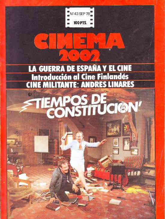CINEMA 2002 magazine side cover Issue 43 September 1978