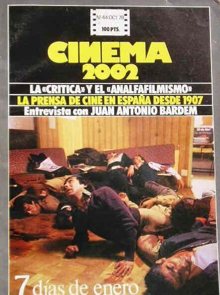 CINEMA 2002 magazine side cover Issue 44 October 1978