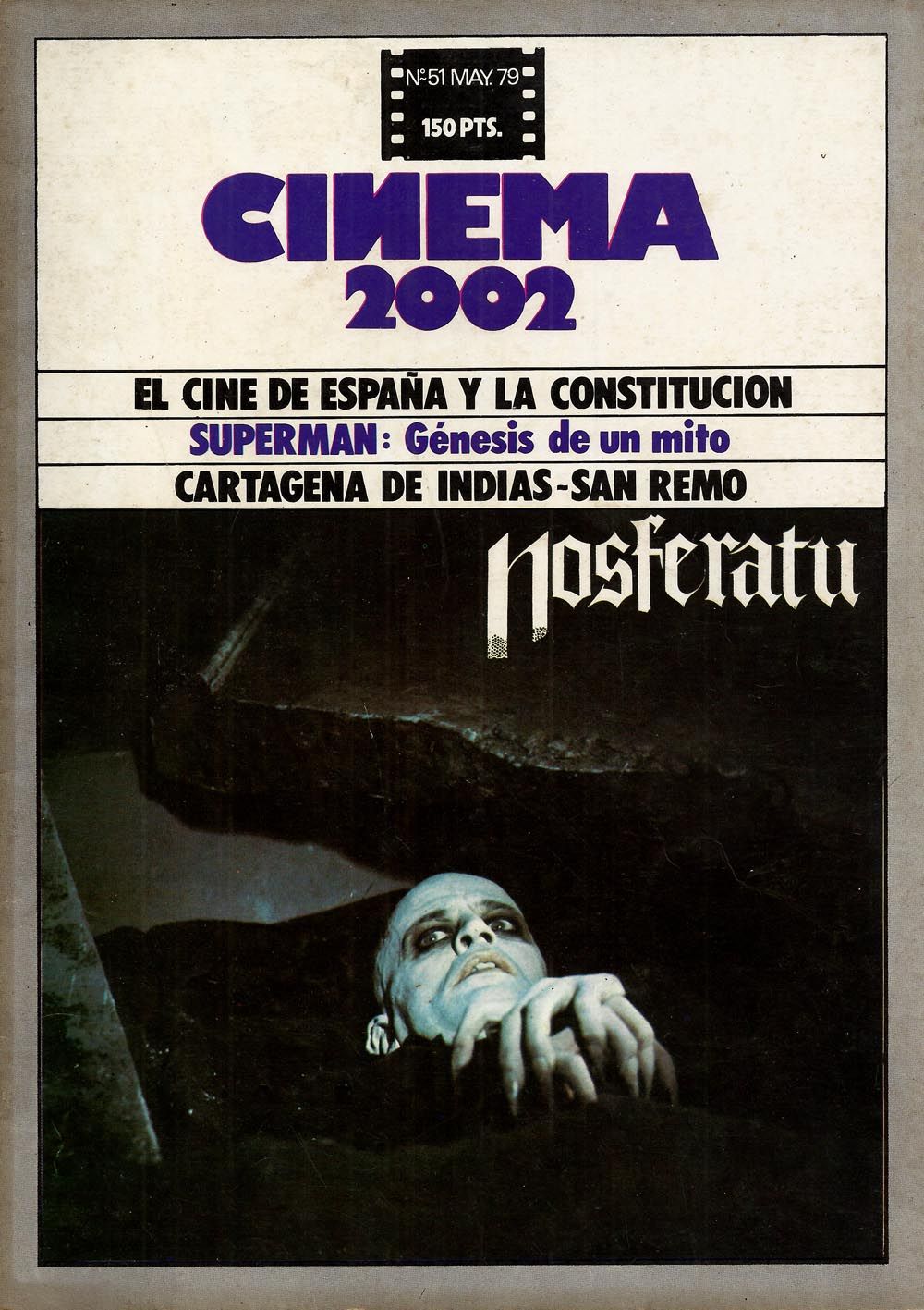 CINEMA 2002 magazine side cover Issue 51 May 1979